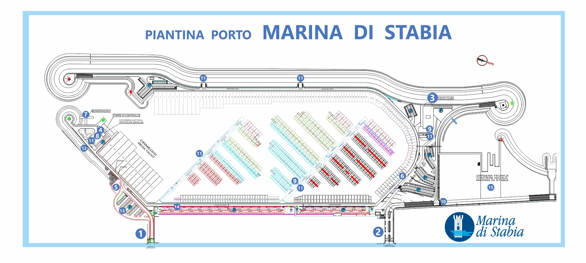 PIANTINA PORTO MARINA DI STABIA